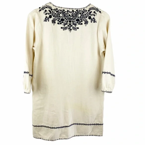 Anthropologie TROVATA Birds of Paradise Nina Linen Shift Dress XS - Picture 4 of 11